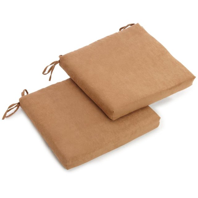 Coussin de Chaise en Polyester Filé de 20 Po sur 19 Po (Ensemble de Deux)