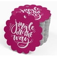 thumbnail image 4 of Inkdotpot Pack Of 50 Real Silver Foil Paper Tags Jingle All The Way Christmas Favor Hang Tags, 4 of 6