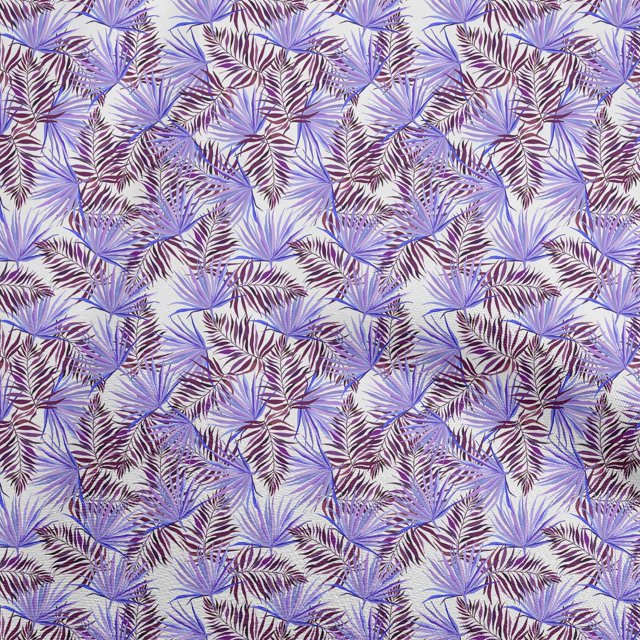 oneOone Silk Tabby Purple Fabric Tropical Craft Projects Decor Fabric Printed By The Yard 42 Inch Wide