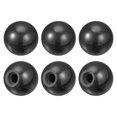thumbnail image 1 of Unique Bargains Threaded Ball Knobs, 1.37Inch Dia M10 Female Thread Thermoset Round Ball Handles, Black 6 Pack, 1 of 5