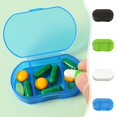 thumbnail image 1 of Savings! Gspmoly Vitamin Organiser Compact and Portable Three Compartments Vitamin Box Morning Noon and Night Divided Vitamin Storage Box Transparent Savings, 1 of 6