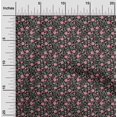 thumbnail image 2 of oneOone Tissu Polyester Spandex Rose Matériel de Robe Florale Tissu Imprimé Tissu au Mètre 56 Pouces de Large, 2 of 4