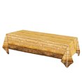 thumbnail image 2 of Tyidzon 1 Pack Wood Grain Plastic Tablecloth 54 X 108 Inch Rustics Wood Tablecloth For Rectangular Table For Cowboy Western Barn Birthday Babys Shower Partys Supplies, 2 of 6