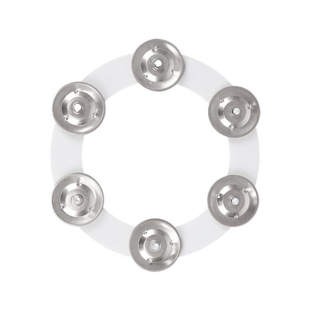 Langgg Accessoires de Percussion Portatifs Musique avec Sons Vifs et Nets Lors des Rassemblements Cymbales Professionnelles Ching avec Rangée Simple