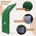 thumbnail image 3 of Plateforme de Pèlerinage pour Tortue sur Pelouse, Plateforme de Repos pour Tortue, Rampe de Simulation pour Tortue en Herbe pour Réservoir de Tortue, Reptile S, 3 of 7