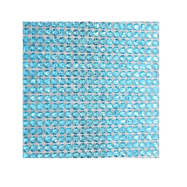 tredstone Crystal Rhinestone Ribbon Clothing Accessories Sticker Convenient Using Present Decoration Sheet with Shine Appearance Exquisite acid blue 8 hot melt glue