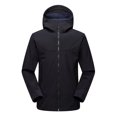 thumbnail image 1 of CEHVOM Women Solid Rain Jacket Outdoor Hooded Raincoat Windproof Top Clearance, 1 of 4