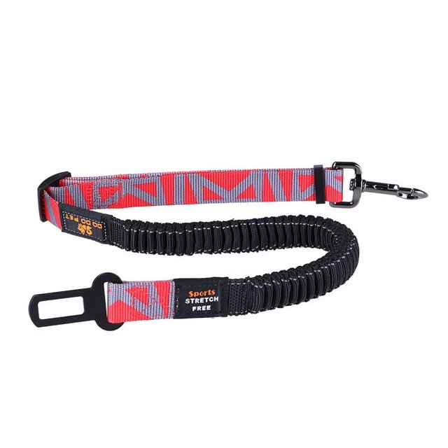Pet Car Seat Belt Dog Car Safety Leash Large and Medium Dog Car Protection Leash Adjustable Dog Seat Belt,Belt for Dogs with Elastic Bungee Buffer,Adjustable Safety Dog Car Harness Hook