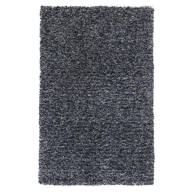 HomeRoots 353412 Tapis en Polyester Noir Chiné 27 x 45 Po