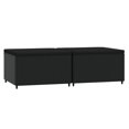 thumbnail image 2 of vidaXL Mobilier de Patio Pouf Repose-Pieds d'Extérieur avec Coussins en Rotin Poly, 2 of 6