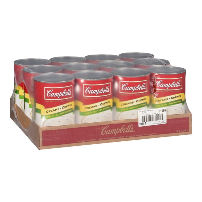 Campbell's Condensed Cream of Mushroom Soup 1.36 L/48oz (12 pack)