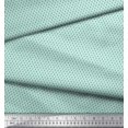 thumbnail image 3 of Soimoi Moss Georgette Fabric Stripe & Triangle Small Fabric Prints by Yard 42 Inch Wide, 3 of 3