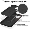 thumbnail image 3 of [PST] iPhone 16 Pro Liquid Silicone Case, Premium Slim Soft Liquid Silicone Gel Rubber Case Back Cover, 3 of 5