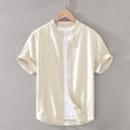 thumbnail image 2 of Timegard Womens Summer Tops Plus Size Short Sleeve Button down Lightweight Casual Tops Basic Shirts, 2 of 5