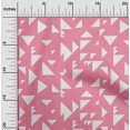 thumbnail image 1 of oneOone Cotton Poplin Fabric Triangle Geometric Print Sewing Fabric BTY 56 Inch Wide, 1 of 5