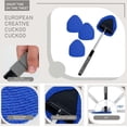 thumbnail image 4 of Windshield Cleaning Tool,Car Window Cleaner Windshield Cleaner with 4 Microfiber Pads and Extendable Handl,Auto Inside Glass Wiper Kit,Car Interior Cleaning Brush Kit for Car Detailing,Windshield, 4 of 7