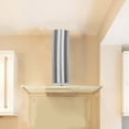 thumbnail image 4 of WRITWAA Boyau d'Aération de Sécheuse Court pour Ventilation de Cuisine Aluminium Lot de 1, 4 of 8