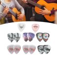 thumbnail image 1 of Guitar Picks, 13 Pcs Medium Celluloid Guitar Plectrums With Storage Box Instrument Accessories For Electric Guitar, Classical Guitar, Bass Guitar, Acoustic Guitar And Ukulele, 1 of 8