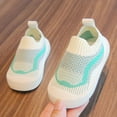 thumbnail image 1 of Girls Sneakers, Spring New Soft Soled Single Shoes Baby Walking Shoes Bow Mesh Princess Small Solid Shoes, 1 of 9