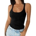 thumbnail image 1 of DYMADE Camisole à Bretelles Sans Manches pour Femmes, Encolure Dégagée, 1 of 2
