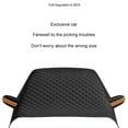 thumbnail image 4 of relayinert Car Windscreen Cover Windshield Snow Cover Car Windshield Cover Snow Cover Durable Easy To Install With magnetism, 4 of 6