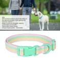 thumbnail image 4 of Collier pour Animaux de Compagnie, Collier pour Chien en Polyester Réglable pour une Utilisation Quotidienne pour Chien de Petite et Moyenne Taille, Orange, Vert, 4 of 8