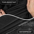 thumbnail image 3 of Unique Bargains Car Cover 210D-PU Oxford Outdoor Full Car Cover All Weather Waterproof Windproof Sun Protection with Driver Door Zipper Black for Kia Rio Sedan, 3 of 8