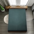 thumbnail image 4 of Double Bed Fitted Sheet | Non-Slip All-Inclusive Mattress Protector | Soft Stretch Polyester | Elastic Pocket Fits 15" Mattress | Easy Care | Multiple Colors | 203x153x30cm, 4 of 8