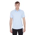 thumbnail image 1 of Dark Black Men's Short Sleeve Button-Down Shirt, 1 of 6