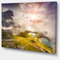 thumbnail image 2 of Lever de Soleil sur les Lacs du Piani - Grand Paysage Impression sur Toile, 2 of 4
