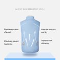 thumbnail image 4 of ZheElen Waterproof And Windproof Cooling Vest For Outdoor Activities Microporous Sweat green M, 4 of 6