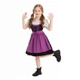 thumbnail image 2 of Kcodviy Robe d'Automne Mignonne pour Fille, Robe de Bière pour Tout-Petit, Jupe Courte de Festival, Robes Multicolores, Vêtements de Performance d'Activité pour Bébé sur le Campus, 2 of 8