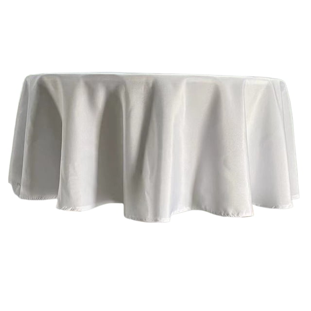 Dvruxg Plastic Tablecloth Fabric Round Tablecloths 48", Fall Water Resistant Spill Proof Tableclothes Small Circle Folding Table Covers Linen for Kitchen, Dining, Wedding