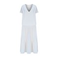 thumbnail image 4 of Ovzne Robes d'Été pour Femmes 2025 Robe pour Femme Robes d'Été pour Femmes Imprimé Sans Manches Col Rond Robe Décontractée Longue Robe d'Été en Liquidation, 4 of 6