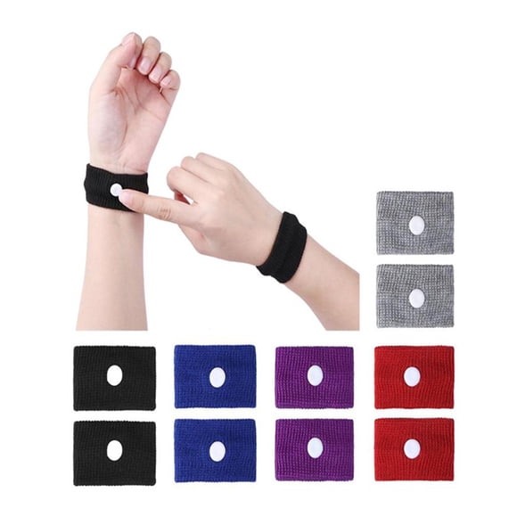 Ziloco Bandes de Maladie de Voyage Liquidation Vente Bracelet de Maladie de Voyage Anti-Nausée pour Voiture Fourgonnette Mer Avion Bracelet de Poignet