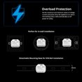 thumbnail image 4 of Wweixi WiFi Smart Switch Two Way Remote Control Voice Assistant Module Portable Home Apartment Office Window Shade Controller As shown DUALR3 Switch, 4 of 6
