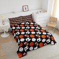 thumbnail image 4 of Erosebridal Football Player Bedding Queen Comforter Set, Rugby Soccer Down Comforter, Modern Sport Decor, Reversible 3pcs, 4 of 7