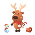 thumbnail image 3 of Christmas Static Sticker Fridge Window PVC Decal Home Office Shop Self-adhesive Decoration, Animal, 3 of 8