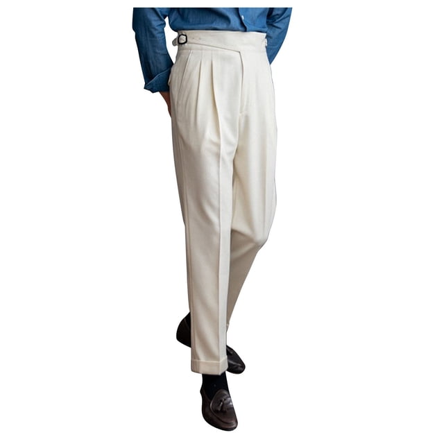 Pantalon Décontracté pour Homme Pantalon de Mode pour Hommes Coupe Ajustée Pantalon Habillé Classique Décontracté Pantalon Habillé d'Affaires Pantalon Formel pour Hommes