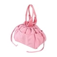 thumbnail image 2 of Lunch Bag For Women Cute Lunch Box Drawstring Handbag Cooler With Multiple Pockets Zip Ties Insulated Handle, 2 of 6