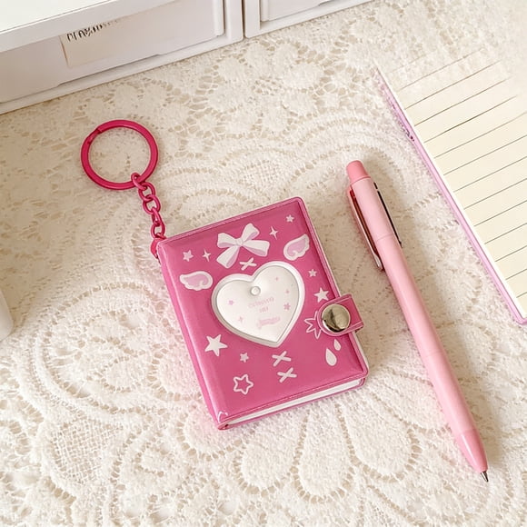 EGNMCR Closet Organizers and Storage, Organization and Storage, Storage Bins, Storage Containers Keychain Pendant Album Love Head Poster Storage Album ID Photo Card Album P VC storage booklet