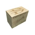 thumbnail image 1 of LGU(TM Boîte de Recettes Familiales Personnalisée Personnalisée Boîte en Bois, 1 of 5