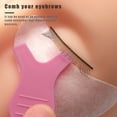thumbnail image 3 of 10pcs/bag Eyelash Brushes Plastic Eyelash Lifting Perm Comb Comb Makeup Y Shape Portable Makeup Tools, Pink, 3 of 8