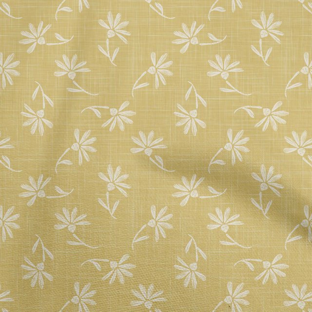 oneOone Cotton Silk Beige Fabric Asian Block Sewing Craft Projects Fabric Prints By Yard 42 Inch Wide