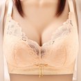 thumbnail image 1 of UPPADA Membership Full Coverage Plus Size Bra Convenient Front Button Bras Cool Liftup Bra Super Gather Wireless Push-Up Bra Lifting Bras Breathable Underwear Bra, 1 of 3