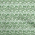 thumbnail image 1 of oneOone Silk Tabby Green Fabric Abstract Sewing Material Print Fabric By The Yard 42 Inch Wide, 1 of 4
