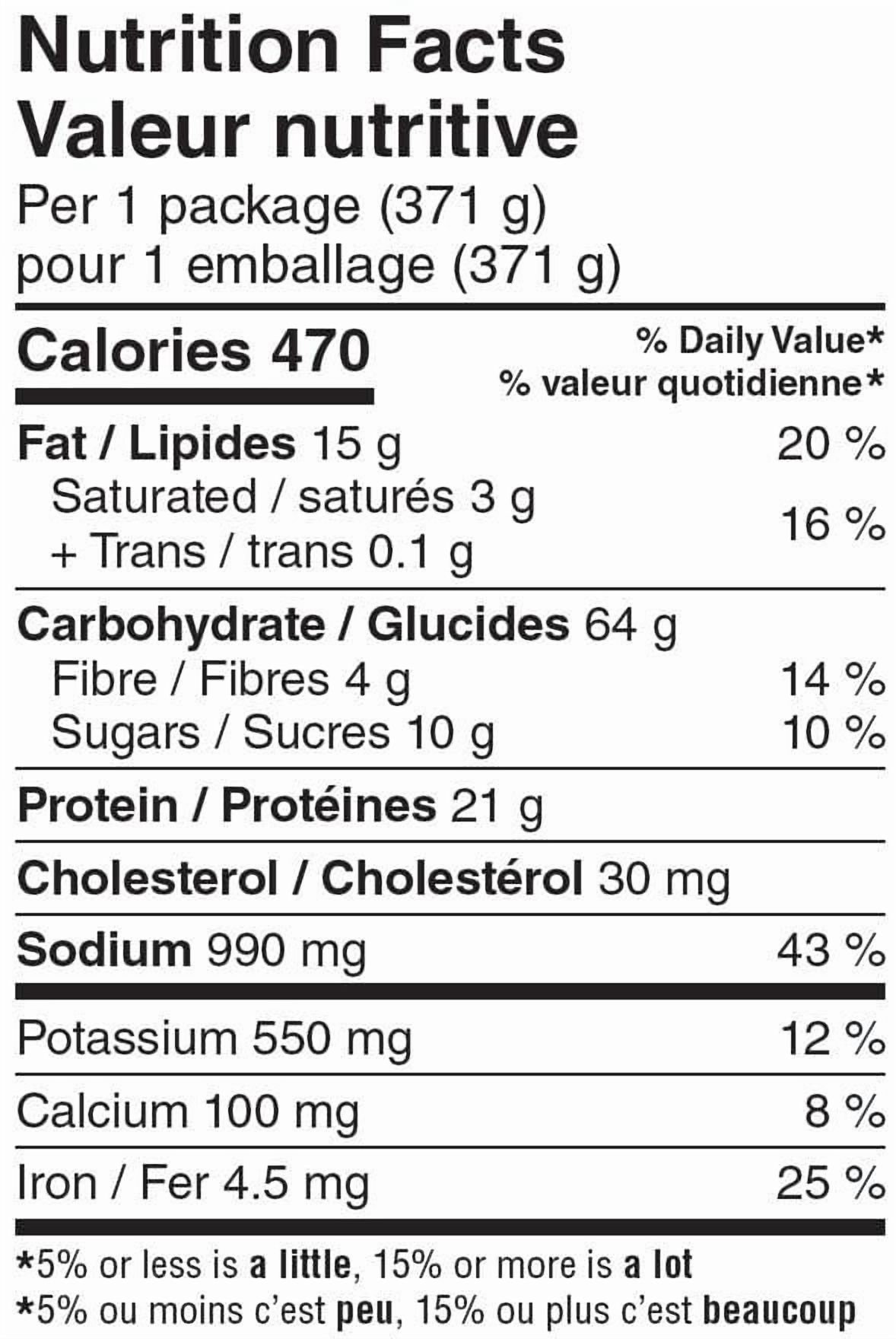 Boston Market Poulet au parmesan, 371g Poulet au parmesan