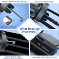 thumbnail image 4 of [Holder Expert Generation] Universal Phone Holder for Car, Vent Car Phone Holder, Cell Phone Holder Mount, 4 of 5