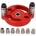 thumbnail image 2 of Self Centering Dowel Jig, Single Hole Position Woodworking Doweling Jig Hole Punch Drill Locator Handheld Drill Guide For Straight Holes Woodworking Joints Tool, 2 of 8