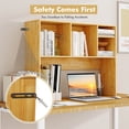 thumbnail image 4 of Costway Computer Desktop Bookcase Countertop Storage Bookshelf Organizer with 4 Cubbies, 4 of 10
